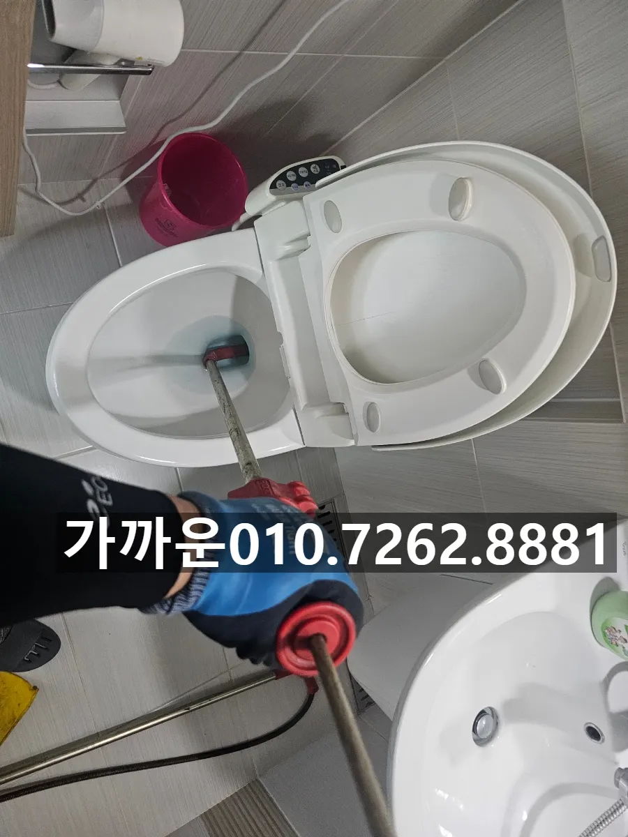 Toilet cleared without removal using specialized tools