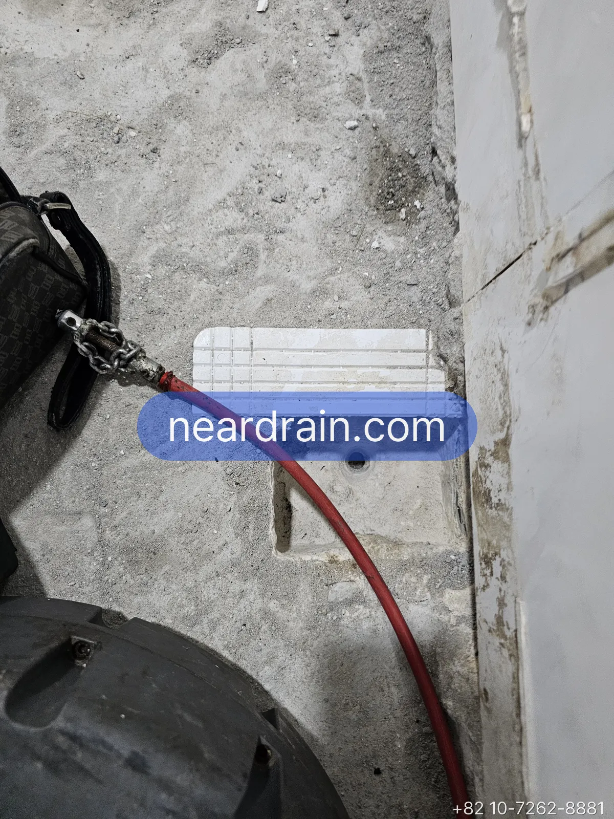 High-pressure cleaning restores the full diameter